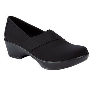 WearEver Clarya Black Lightweight Slip On Comfort Sole Shoes Women's sz: 6.5